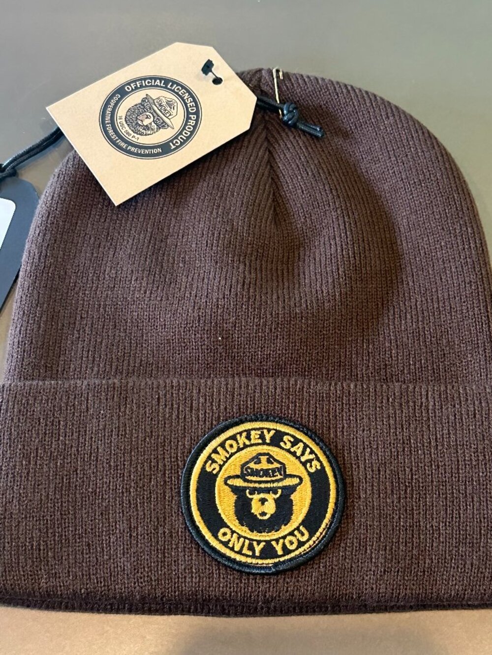 Filson - Smokey Bear Ballard Watch Cap, Beanie, Hat - Brown - NWT